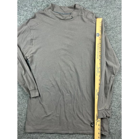 Polarmax Technical Base Layer Men's Large Gray Acclimate Dry High Neck Stretch - Picture 4 of 7